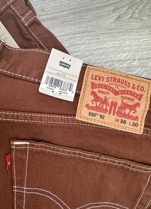 Новые джинсы levi's, 550 «92 relaxed taper2 фото