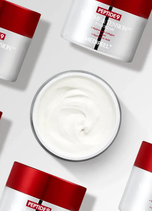 Інноваційний пептидний крем medipeel+ peptide 9 volume & tension tox cream pro