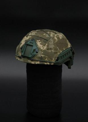 Кавер (чехол) на шлем каску fast, чехол на каску тактический, кавер тактический пиксель мм- 14  распродажа2 фото