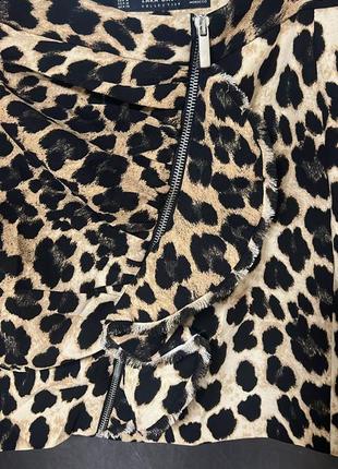 Трендова леопардова сукня h&m6 фото