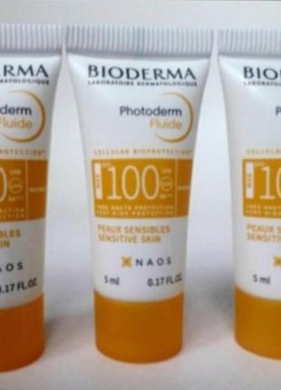 Пробники bioderma  биодерма sebium, sensibio, hydrabio