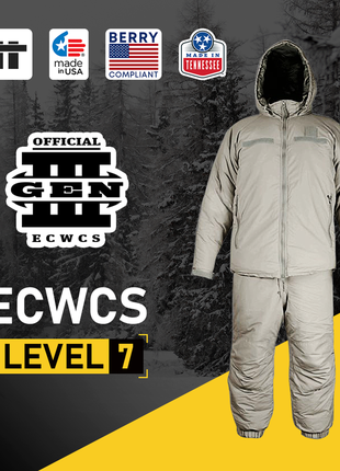 Комплект зимовий сша ecwcs gen iii level 7 tennier sr/sl/mr/ml/lr/ll/xlr/xll/2xlr/2xll