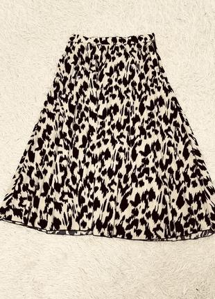Длинная юбка сафари принт