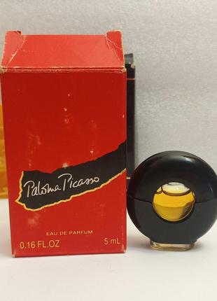 Paloma picasso 5  мл миниатюра винтаж