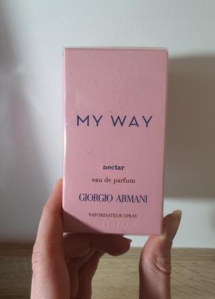 Giorgio armani my way nectar нова версія з єс парфумована вода духи парфум perfume fragrance3 фото
