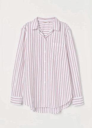 Стильна базова катонова рубашка h&m3 фото