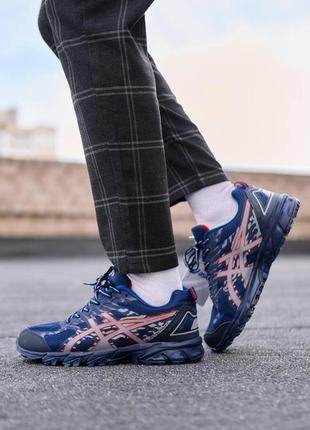 Кросівки Серые женские кеды Asics blue