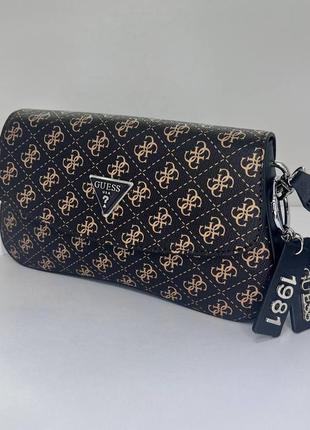 Жіноча сумочка на плече guess (813019) brown5 фото