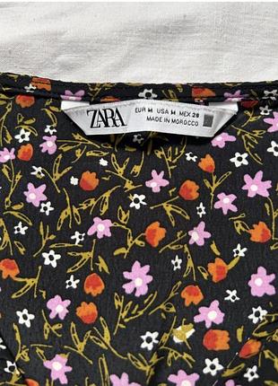 Сукня в квітковий принт zara5 фото