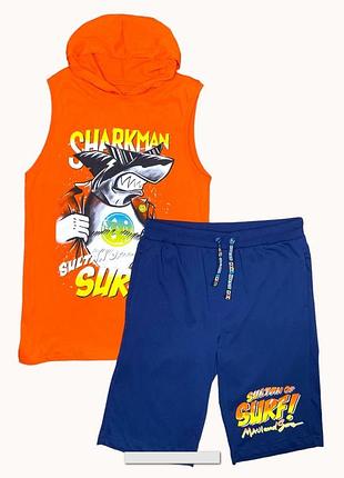 Комплект з шортами ovs kids для хлопчика на зріст 170 см