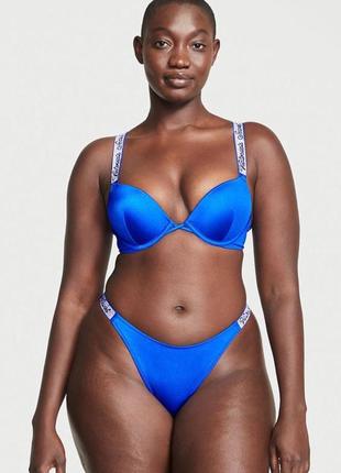 Купальник с двойным пуш ап и стразами victoria’s secret (виктория сикрет), оригинал
