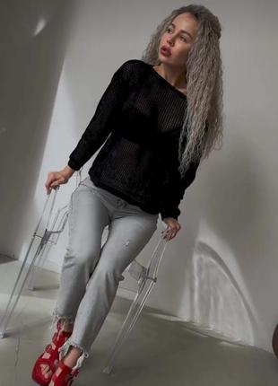 Свитер сетка