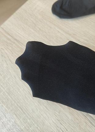 Матовые черные колготки 40 ден