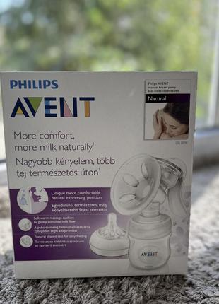 Ручний молоковідсмоктувач philips avent