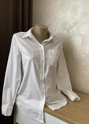 Рубашка белая h&m2 фото