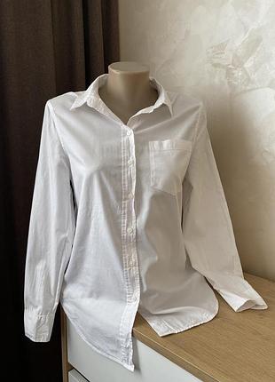 Рубашка белая h&m4 фото