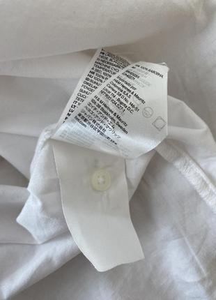 Рубашка белая h&m8 фото