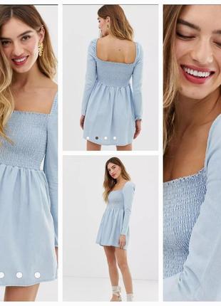 Джинсова сукня сарафан l-xxl asos