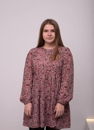 Платье в цветочный принт sinsay