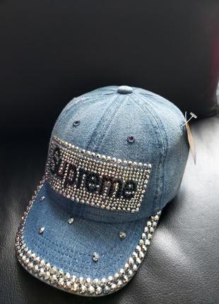Жіноча кепка джинсова capri corn (h&m) 8-15 років