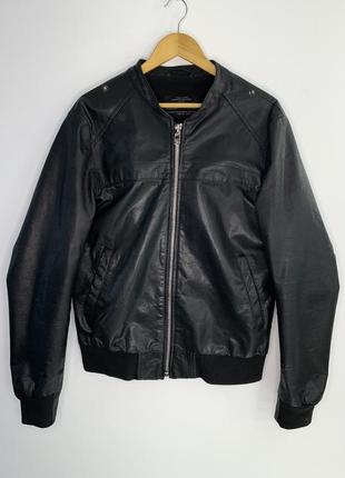 Allsaints шкіряний бомбер