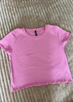 Женская укороченная футболка