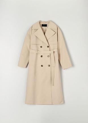 Бежевий тренч