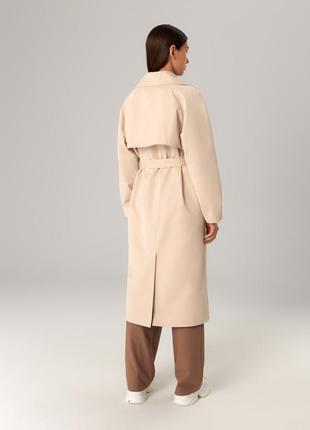 Бежевий тренч
