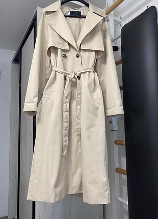 Бежевий тренч