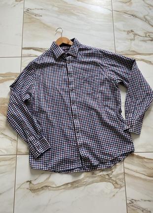 Рубашка рубашка мужская в клетку m&amp;s