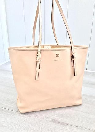 Роскошная пудровая розовая сумка coccinelle