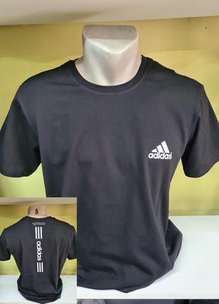 Мужская футболка адидас, футболка violet adidas, чёрная футболка адидас, футболка, мужская футболка, футболка чёрная мужская, футболка2 фото