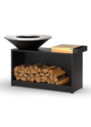 Гриль мангал барбекю holla grill black wide