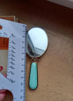 Винтажное зеркало ручной росписи новое состояние