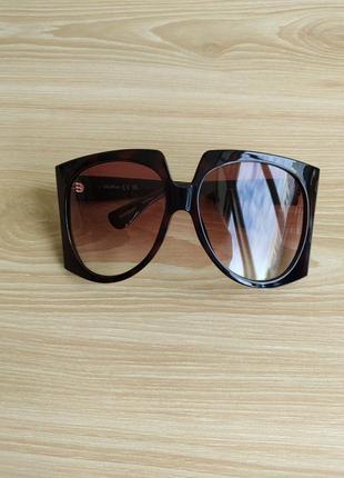 Женские солнцезащитные очки оверсайз max mara anne mm0023 54t 65-14- 115