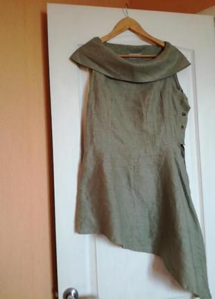 Туника бохо женская супер х аки 100%лён от emma luna paris