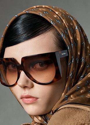 Женские солнцезащитные очки оверсайз max mara anne mm0023 54t 65-14- 115