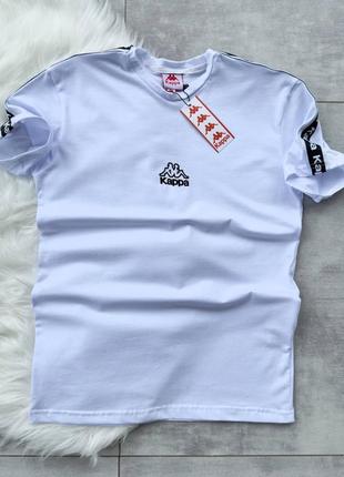 Футболка kappa мужское высокое качество удобна в носке, качественный материал повседневная