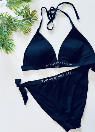 Стильный купальник на завязках Tommy hilfiger, оригинал!