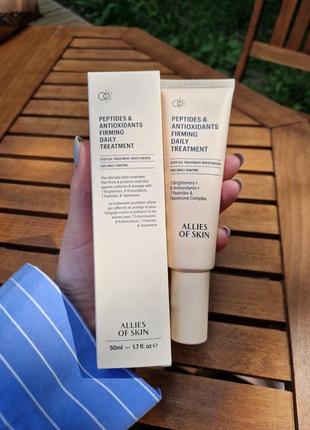 Подарунок до allies of skin peptides & antioxidants firming daily treatment 50 ml