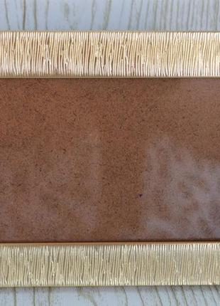 Рамка для фото, золотистого кольору