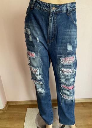 Новые джинсы-мом/xl/ brend new fashion