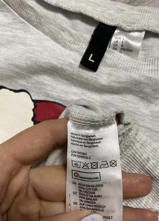 Тонкий свитшот батник divided от h&amp;m, l 3