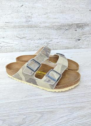 Birkenstock arizona ортопедичні шкіряні тапки шльопанці шльопки сланці тапочки босоніжки сандалі сабо біркен2 фото