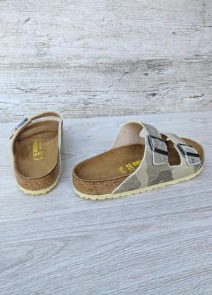 Birkenstock arizona ортопедичні шкіряні тапки шльопанці шльопки сланці тапочки босоніжки сандалі сабо біркен6 фото