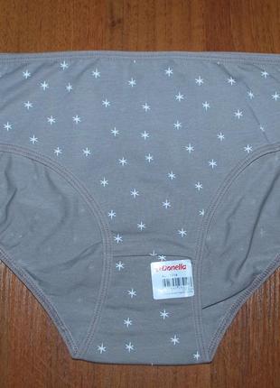 Трусики средняя посадка 2хл донелла donella батал хипстеры звездочки