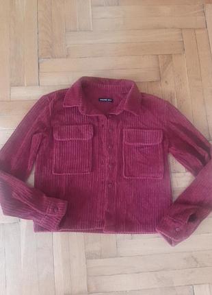 Рубашка вельветовая для девочки 152 см