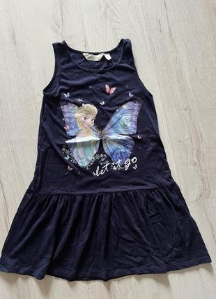 Платье сарафан h&m frozen 8/10 лет