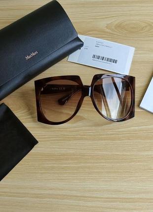 Женские солнцезащитные очки оверсайз max mara anne mm0023 52f 65-14- 115