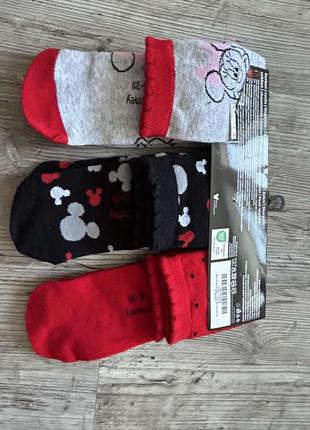 Носки новые р 35-38 disney в стиле мики маус , котоновые 3 парі